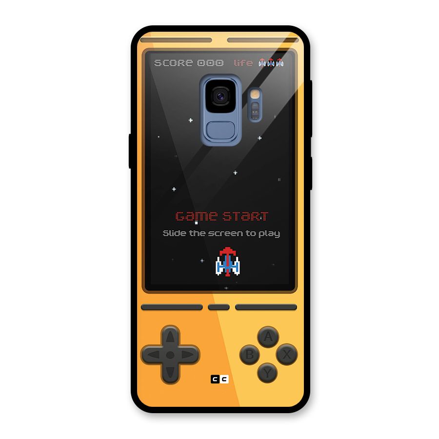 Retro Gamepad Glass Back Case for Galaxy S9