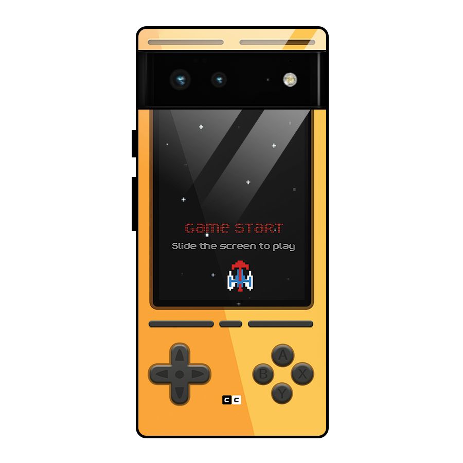 Retro Gamepad Glass Back Case for Google Pixel 6