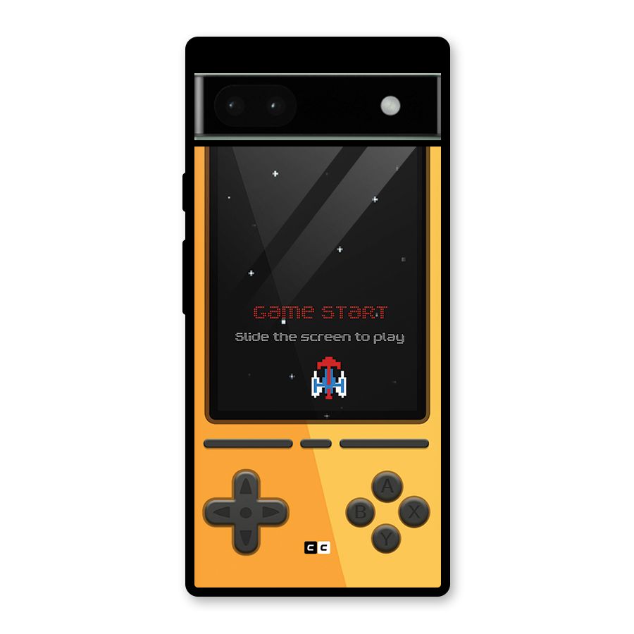 Retro Gamepad Glass Back Case for Google Pixel 6a