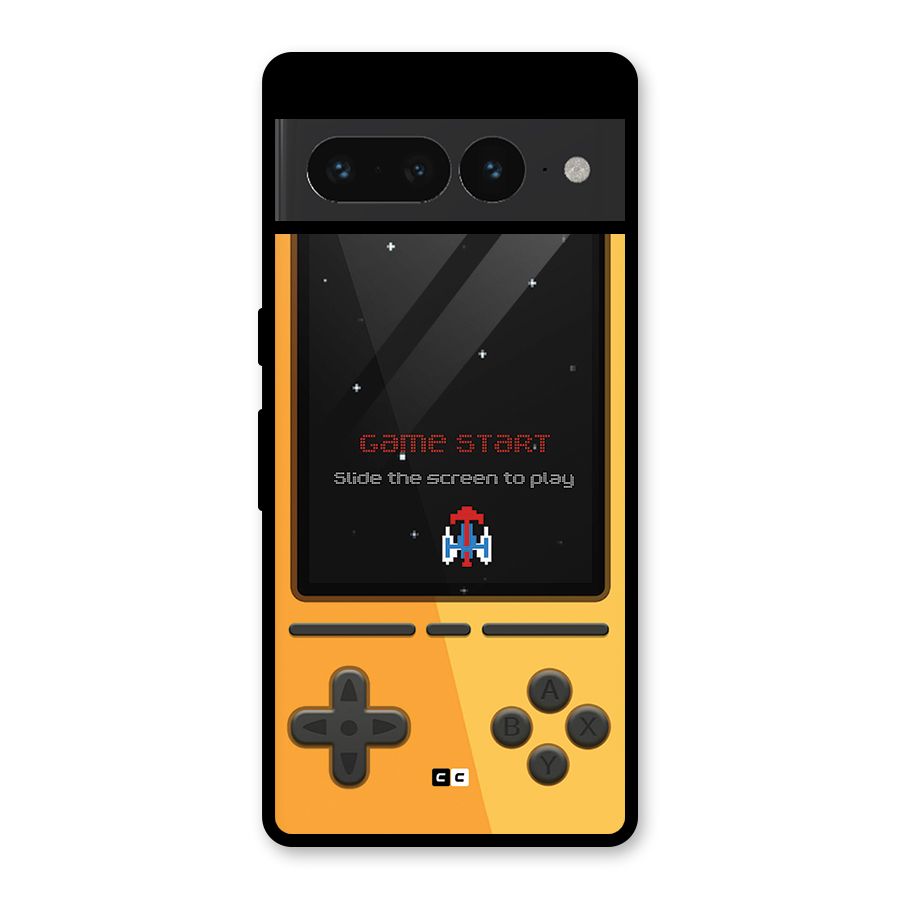 Retro Gamepad Glass Back Case for Google Pixel 7 Pro