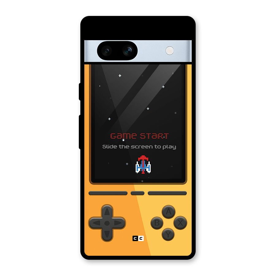 Retro Gamepad Glass Back Case for Google Pixel 7a