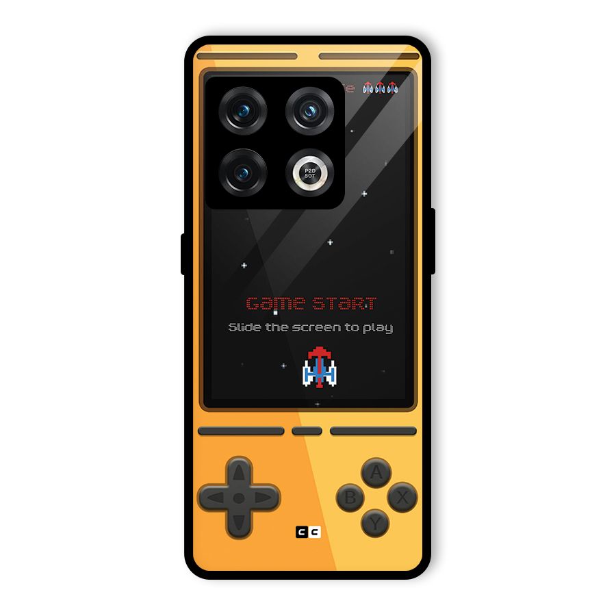 Retro Gamepad Glass Back Case for OnePlus 10 Pro 5G