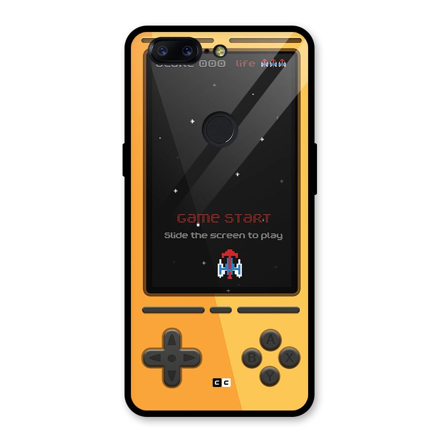 Retro Gamepad Glass Back Case for OnePlus 5T