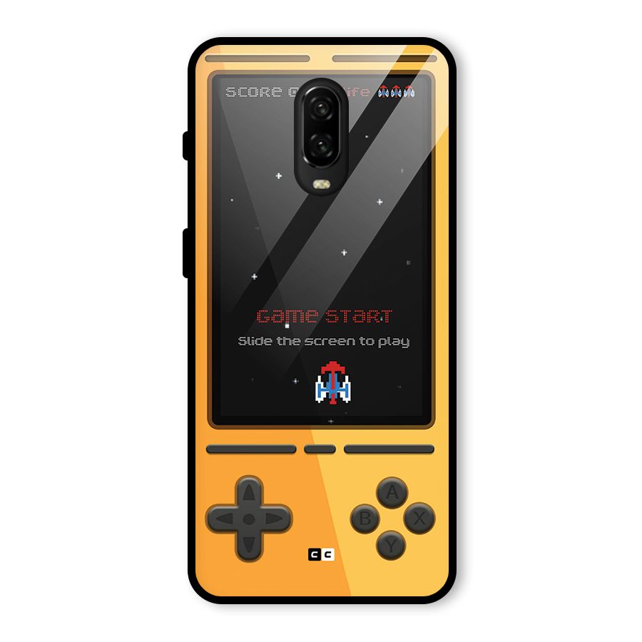 Retro Gamepad Glass Back Case for OnePlus 6T