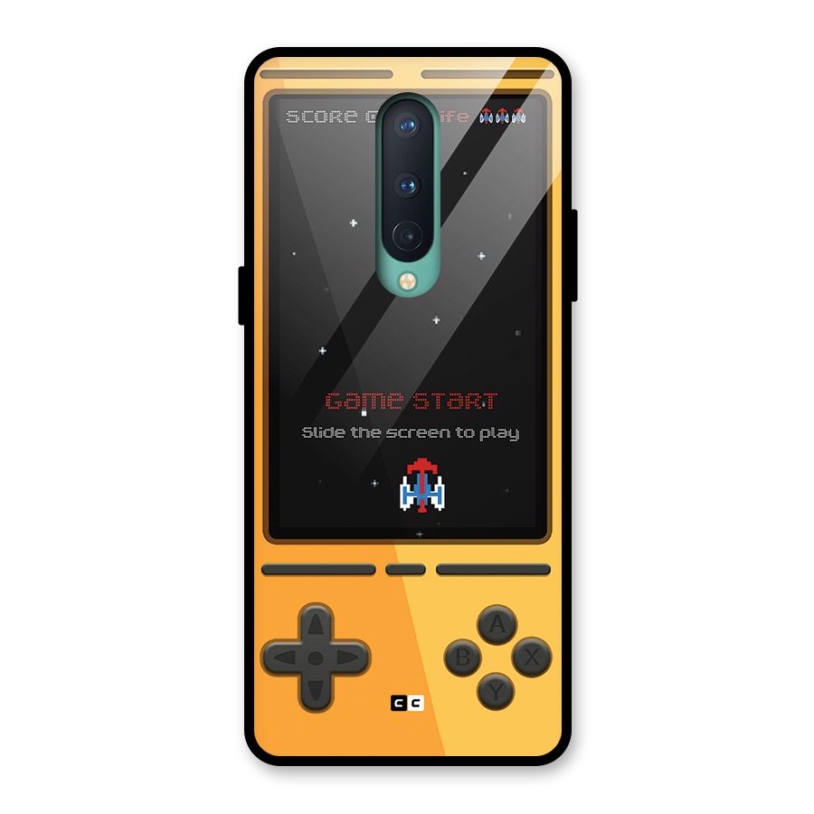 Retro Gamepad Glass Back Case for OnePlus 8
