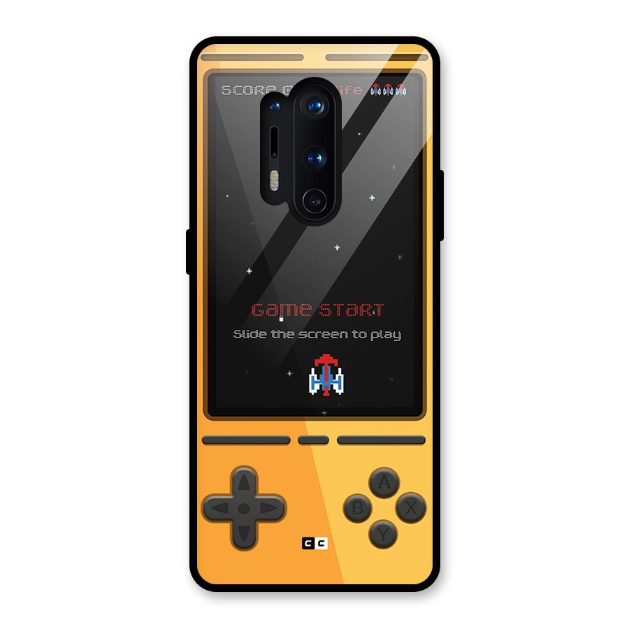 Retro Gamepad Glass Back Case for OnePlus 8 Pro