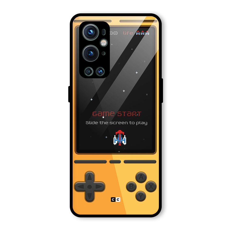 Retro Gamepad Glass Back Case for OnePlus 9 Pro
