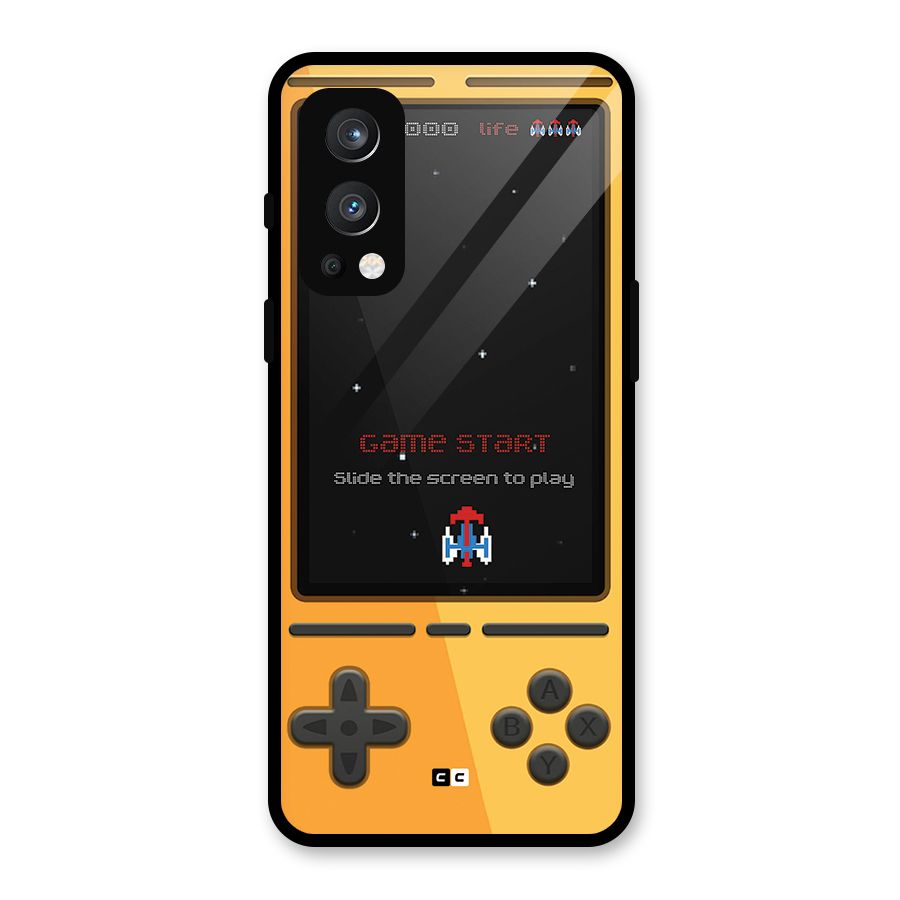 Retro Gamepad Glass Back Case for OnePlus Nord 2 5G