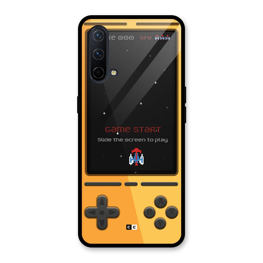 Retro Gamepad Glass Back Case for OnePlus Nord CE 5G
