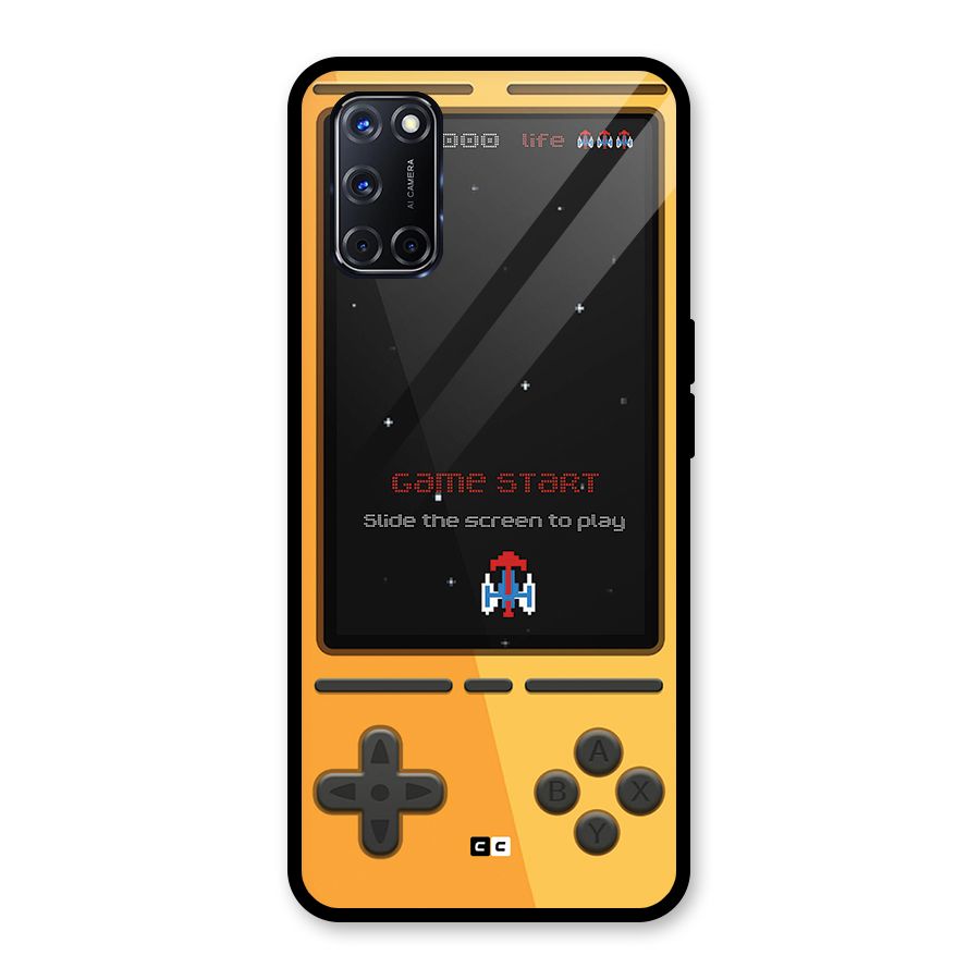 Retro Gamepad Glass Back Case for Oppo A52
