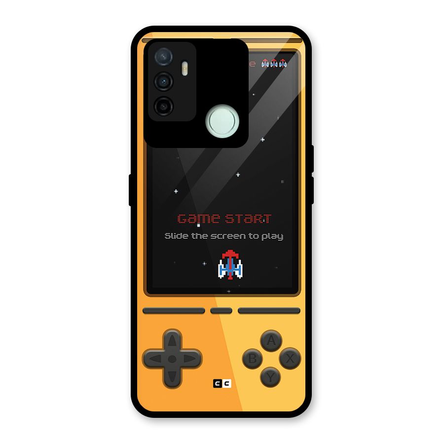 Retro Gamepad Glass Back Case for Oppo A53