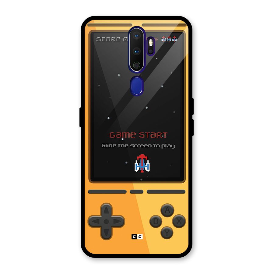 Retro Gamepad Glass Back Case for Oppo A9 (2020)