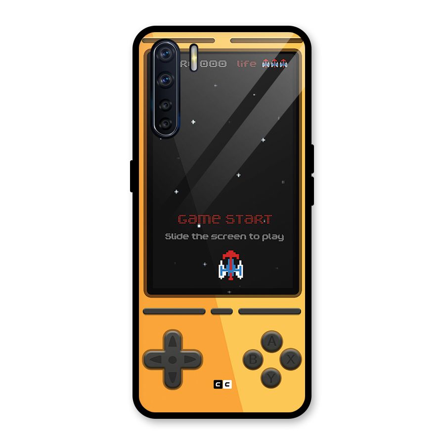 Retro Gamepad Glass Back Case for Oppo F15