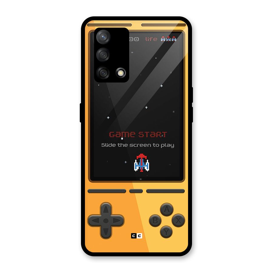 Retro Gamepad Glass Back Case for Oppo F19s
