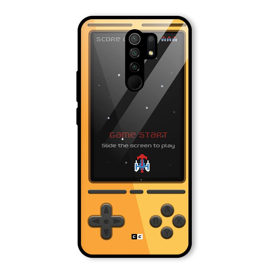 Retro Gamepad Glass Back Case for Poco M2