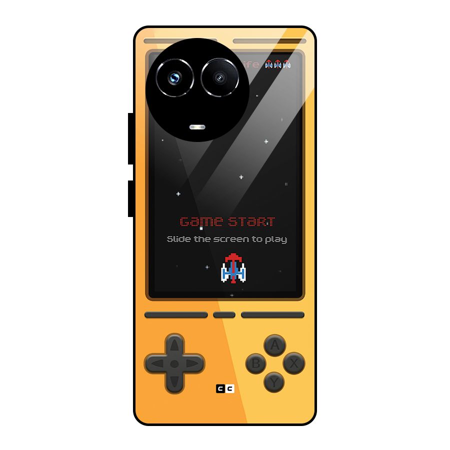 Retro Gamepad Glass Back Case for Realme 11X