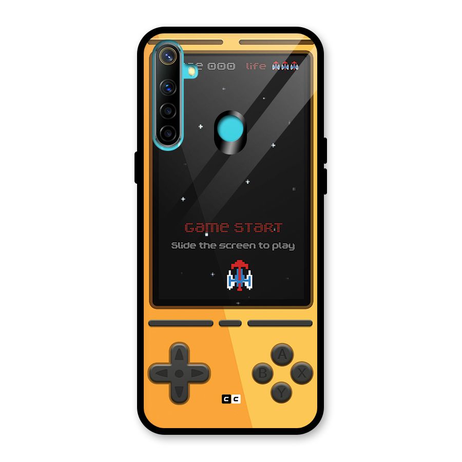 Retro Gamepad Glass Back Case for Realme 5i