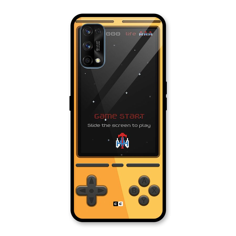 Retro Gamepad Glass Back Case for Realme 7 Pro