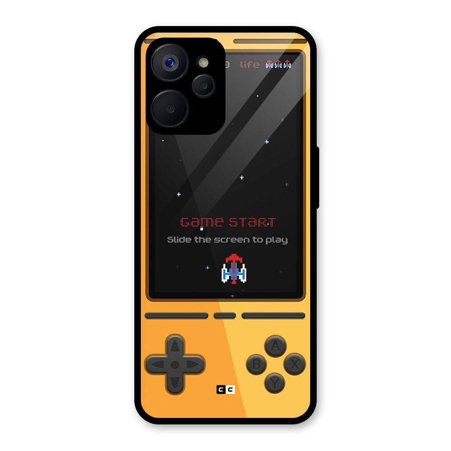 Retro Gamepad Glass Back Case for Realme 9i 5G