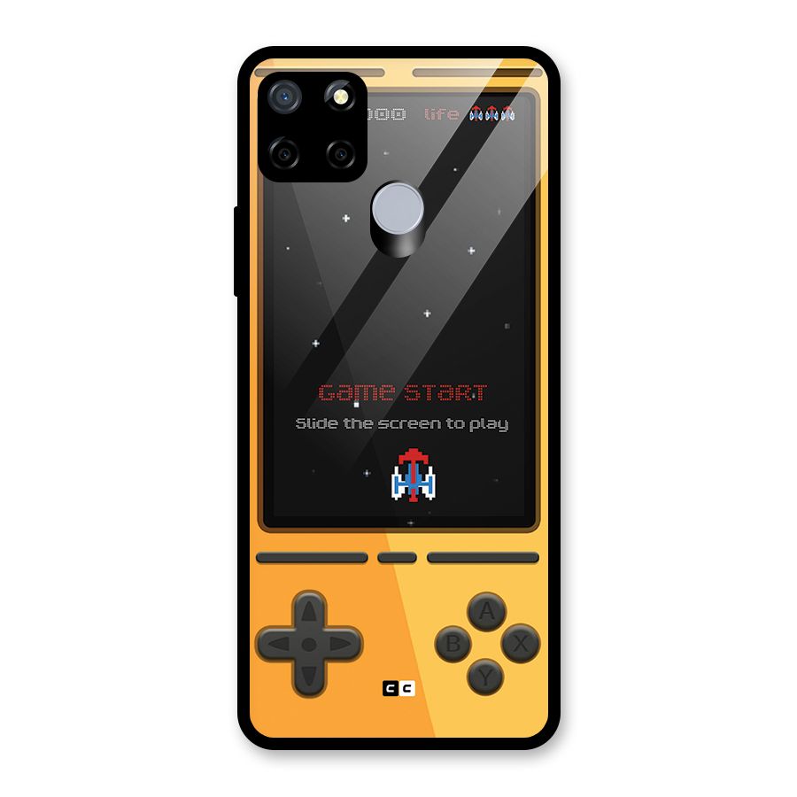 Retro Gamepad Glass Back Case for Realme C12