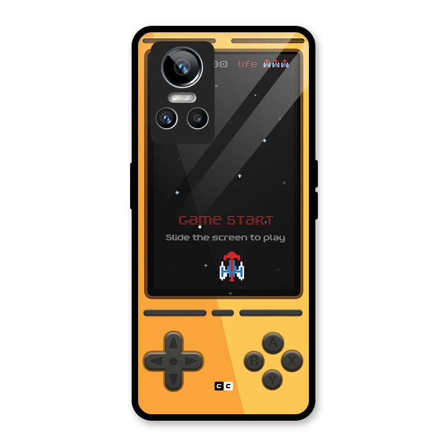 Retro Gamepad Glass Back Case for Realme GT Neo 3