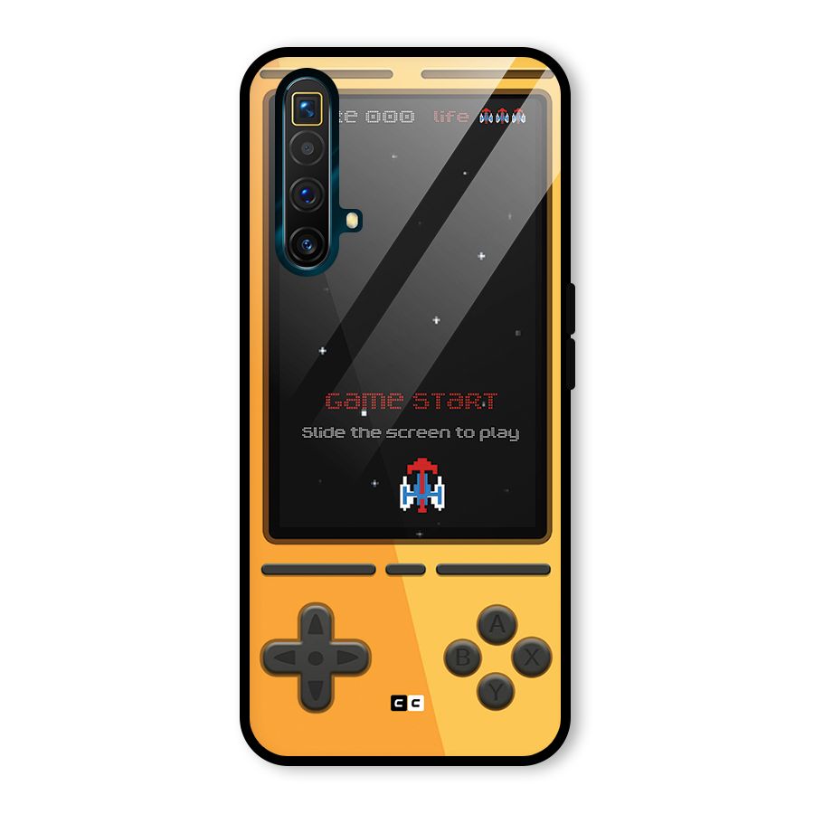 Retro Gamepad Glass Back Case for Realme X3