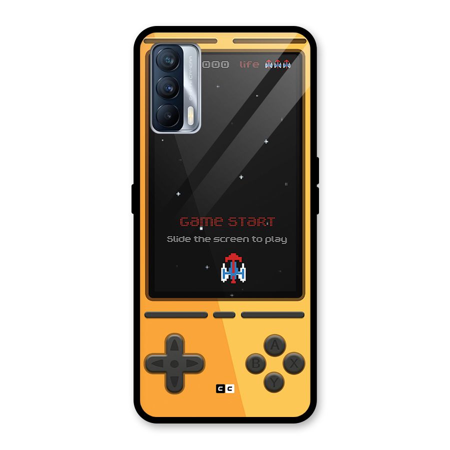 Retro Gamepad Glass Back Case for Realme X7