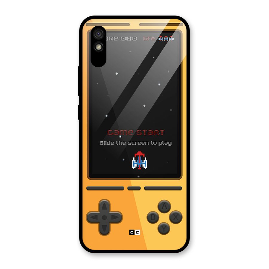 Retro Gamepad Glass Back Case for Redmi 9i