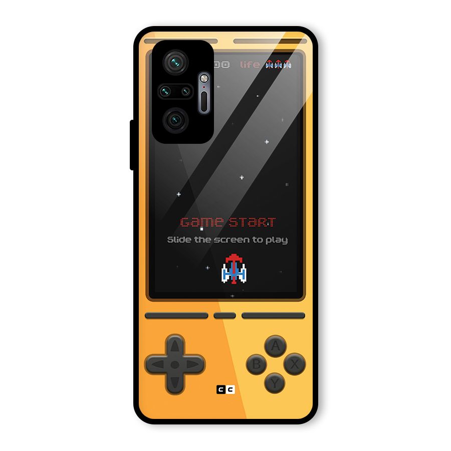Retro Gamepad Glass Back Case for Redmi Note 10 Pro Max