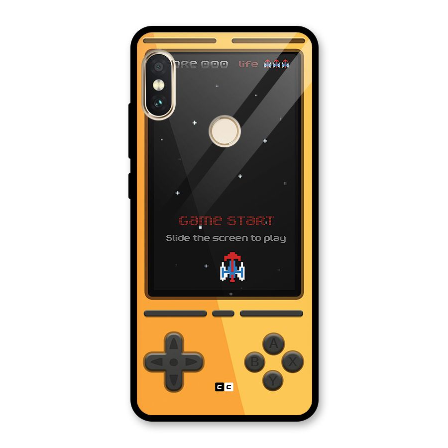 Retro Gamepad Glass Back Case for Redmi Note 5 Pro
