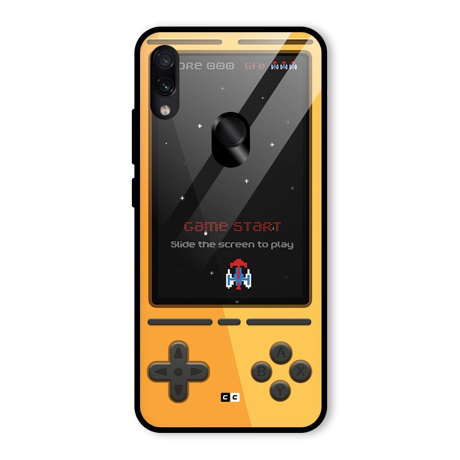 Retro Gamepad Glass Back Case for Redmi Note 7 Pro