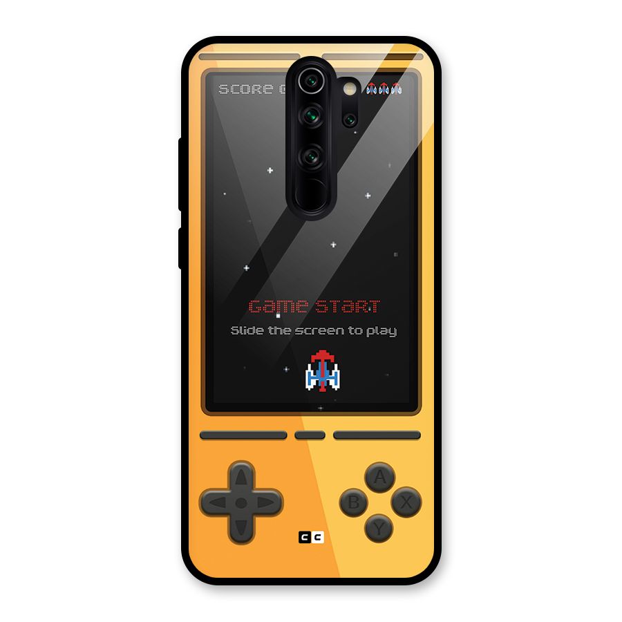 Retro Gamepad Glass Back Case for Redmi Note 8 Pro