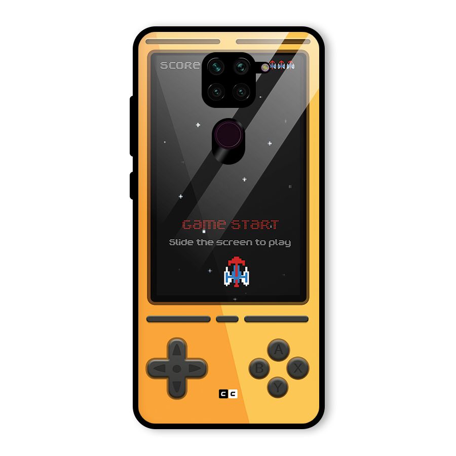 Retro Gamepad Glass Back Case for Redmi Note 9