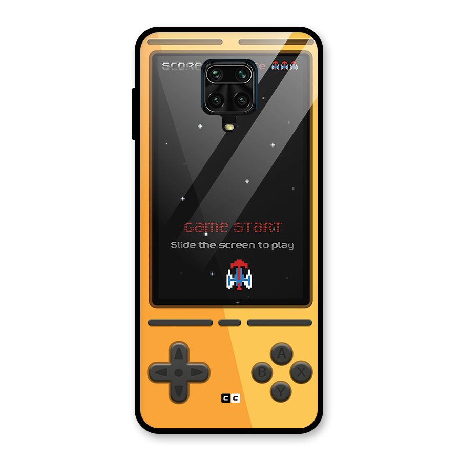 Retro Gamepad Glass Back Case for Redmi Note 9 Pro
