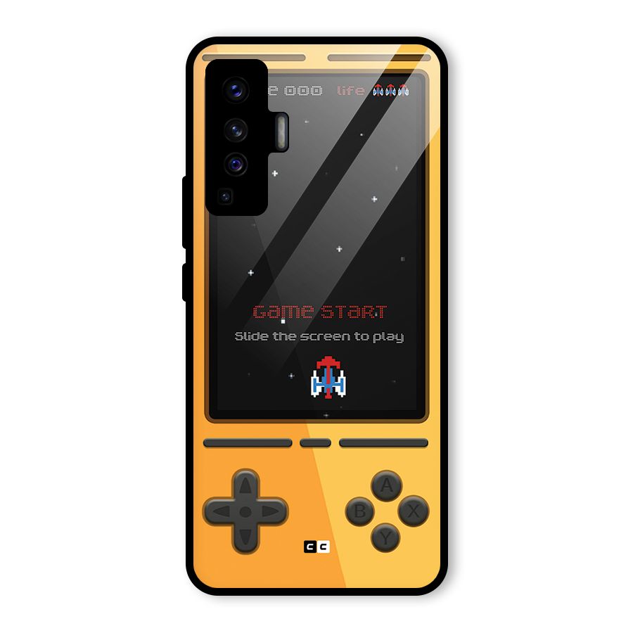 Retro Gamepad Glass Back Case for Vivo X50