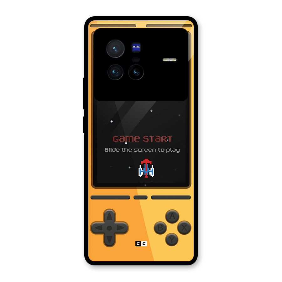 Retro Gamepad Glass Back Case for Vivo X80