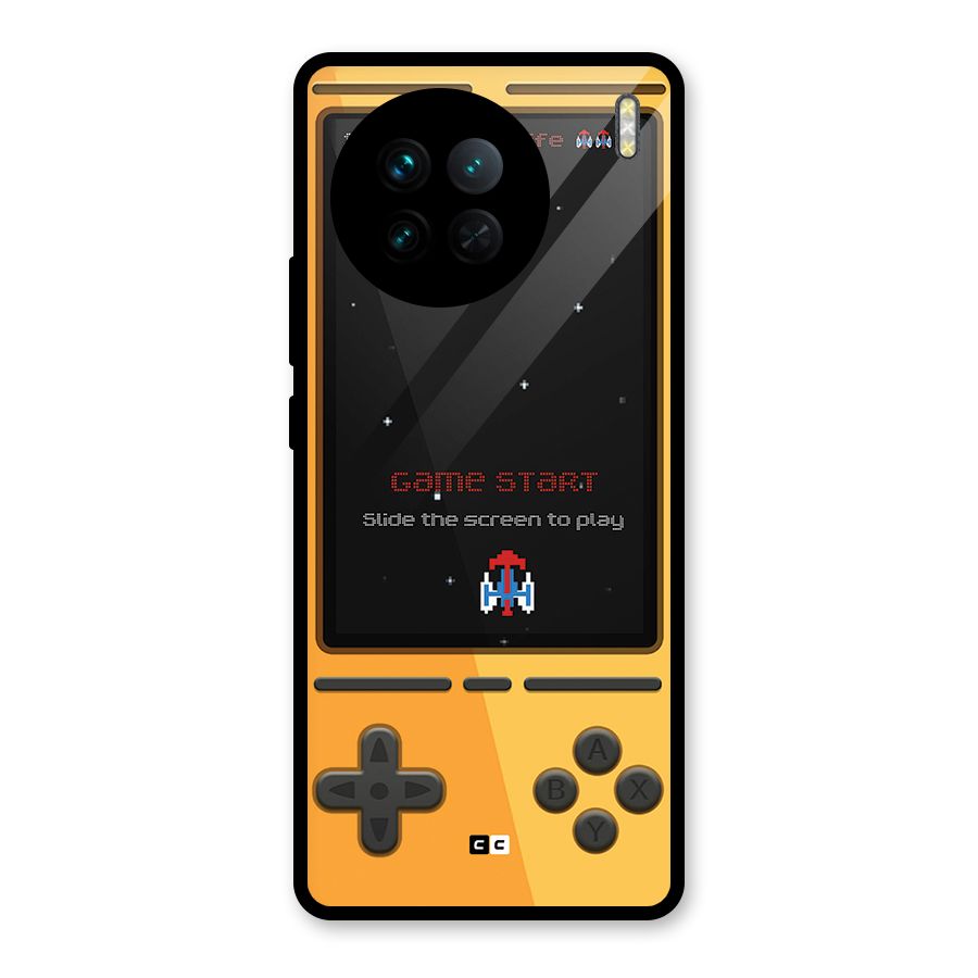 Retro Gamepad Glass Back Case for Vivo X90