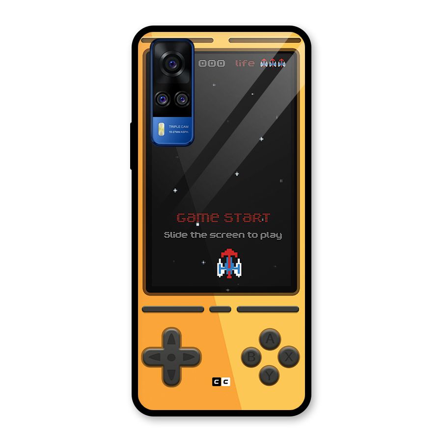 Retro Gamepad Glass Back Case for Vivo Y31