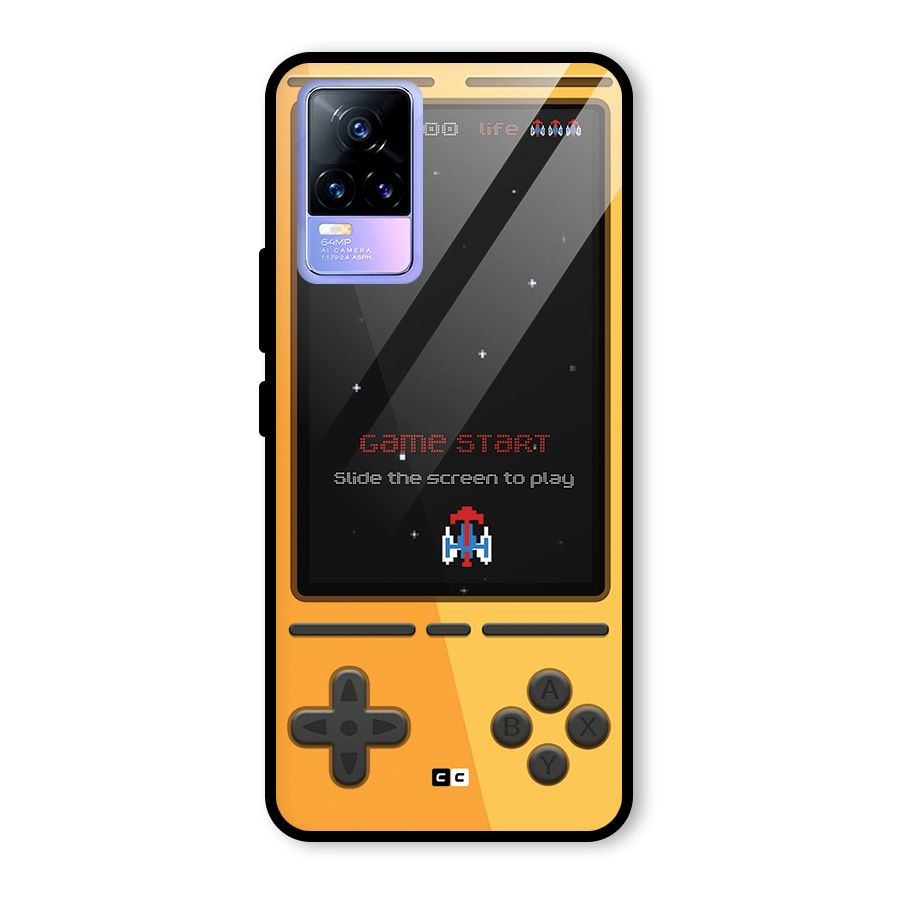 Retro Gamepad Glass Back Case for Vivo Y73