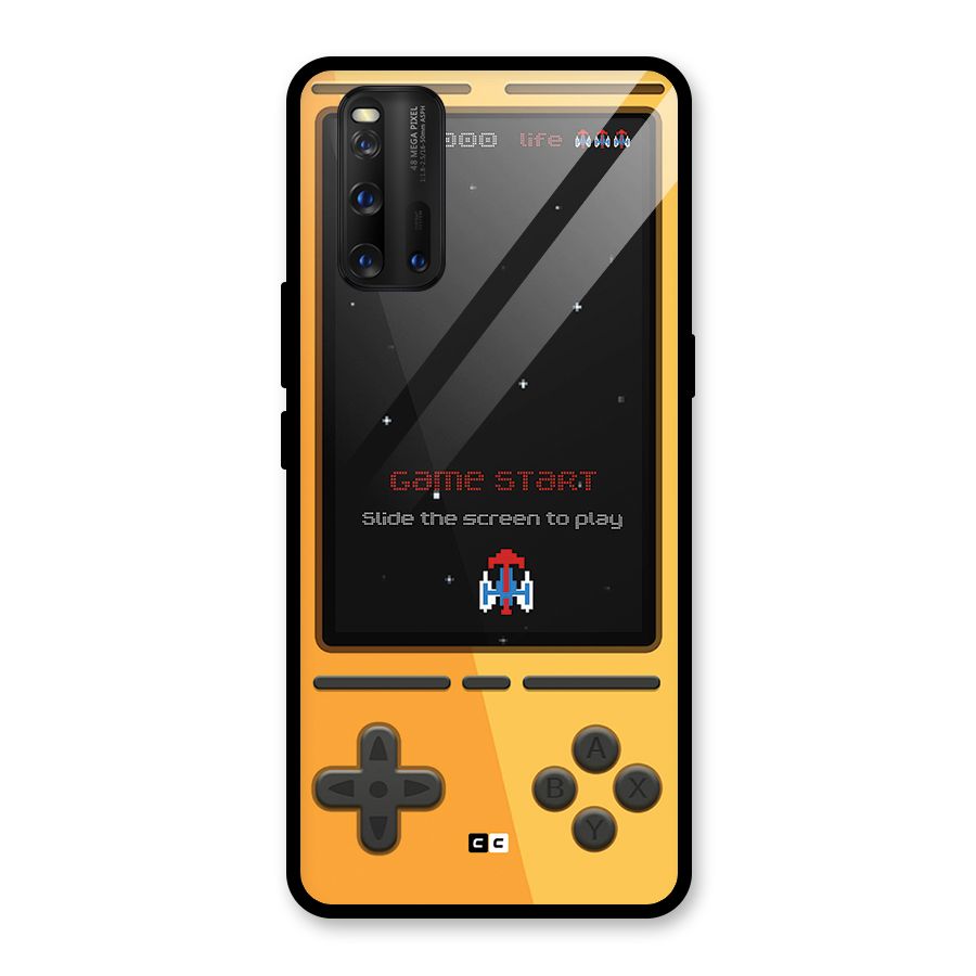 Retro Gamepad Glass Back Case for Vivo iQOO 3