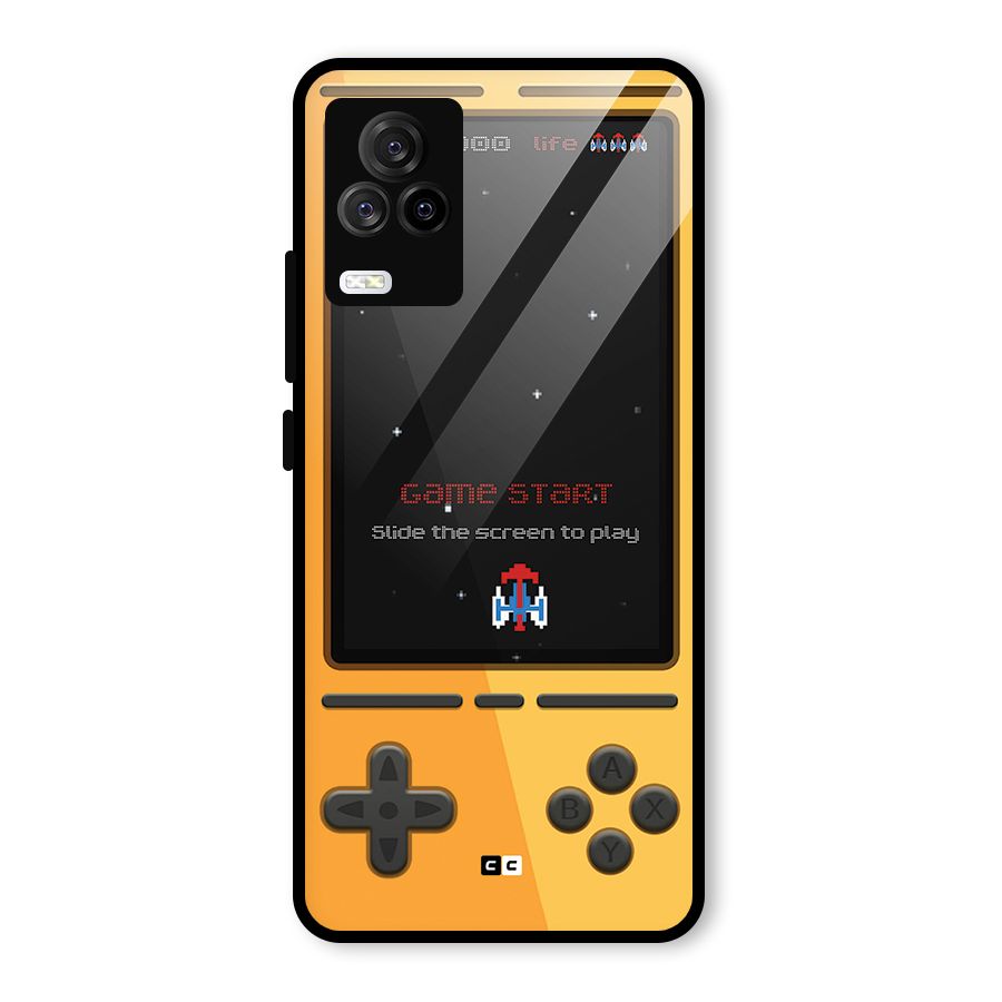 Retro Gamepad Glass Back Case for Vivo iQOO 7 Legend 5G