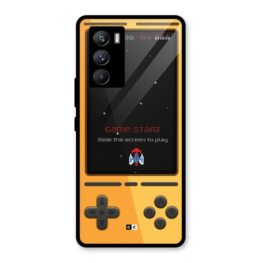 Retro Gamepad Glass Back Case for Vivo iQOO 9 SE