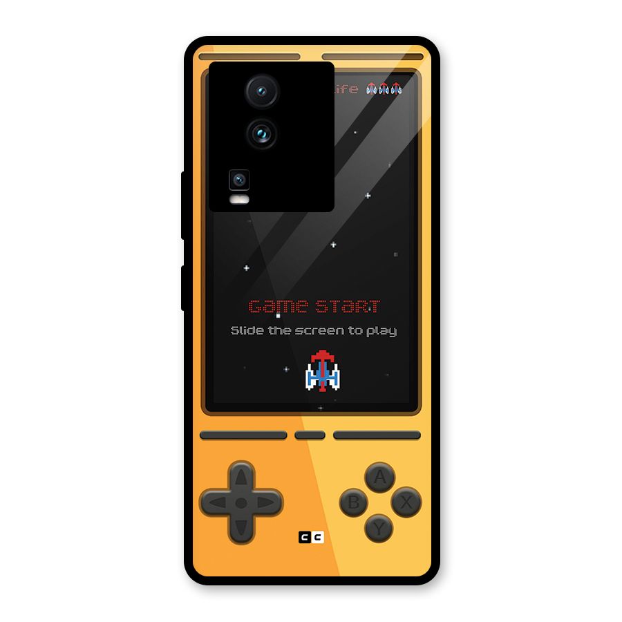 Retro Gamepad Glass Back Case for Vivo iQOO Neo 7