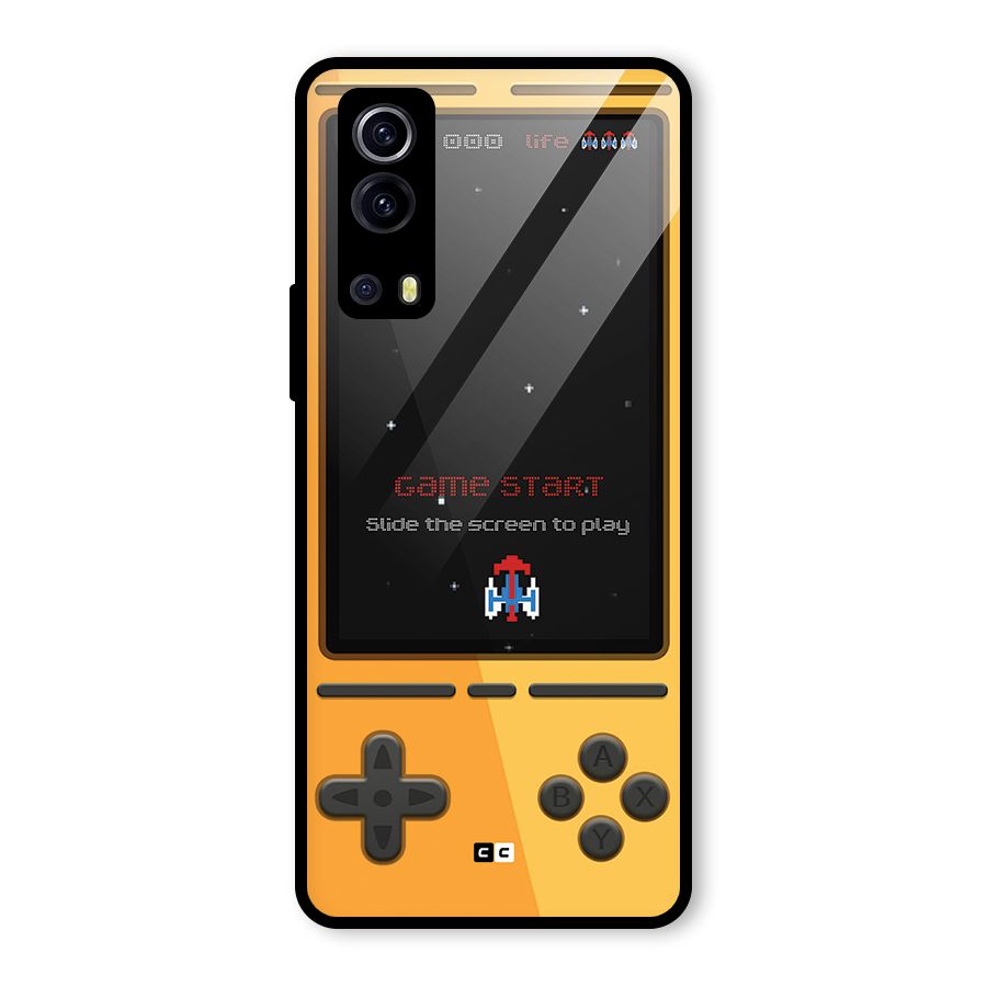 Retro Gamepad Glass Back Case for Vivo iQOO Z3