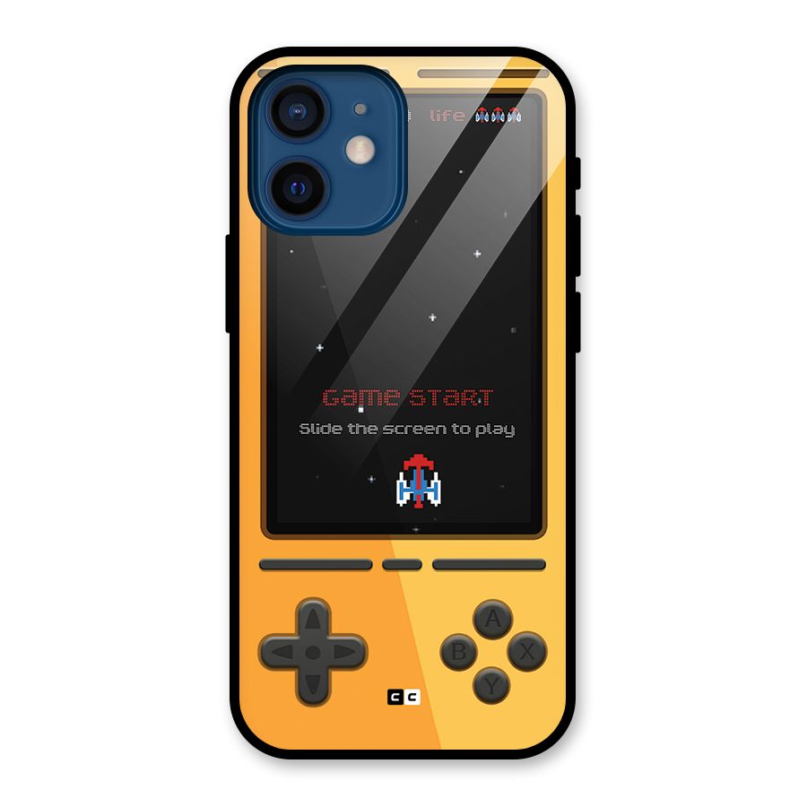 Retro Gamepad Glass Back Case for iPhone 12 Mini