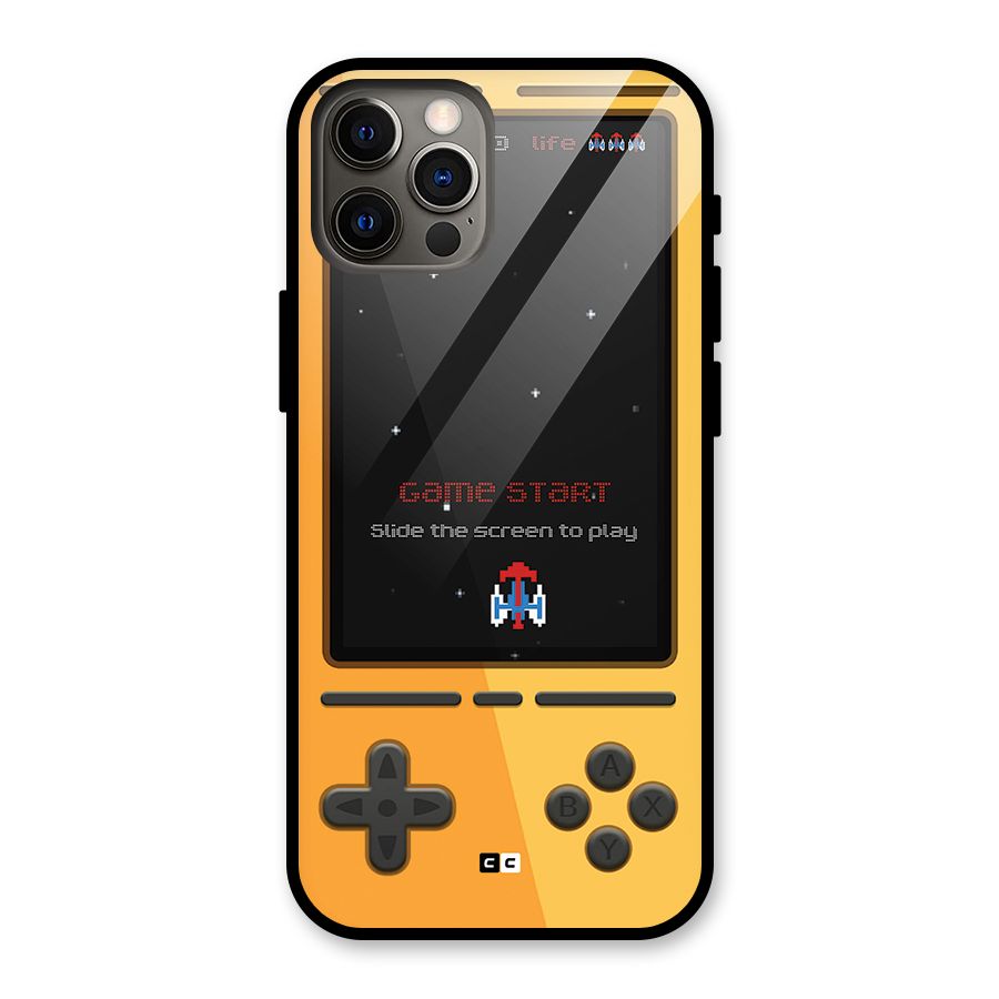 Retro Gamepad Glass Back Case for iPhone 12 Pro