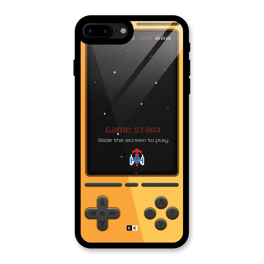 Retro Gamepad Glass Back Case for iPhone 8 Plus