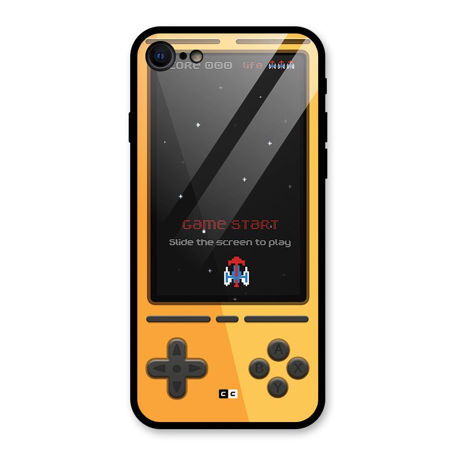 Retro Gamepad Glass Back Case for iPhone SE 2022