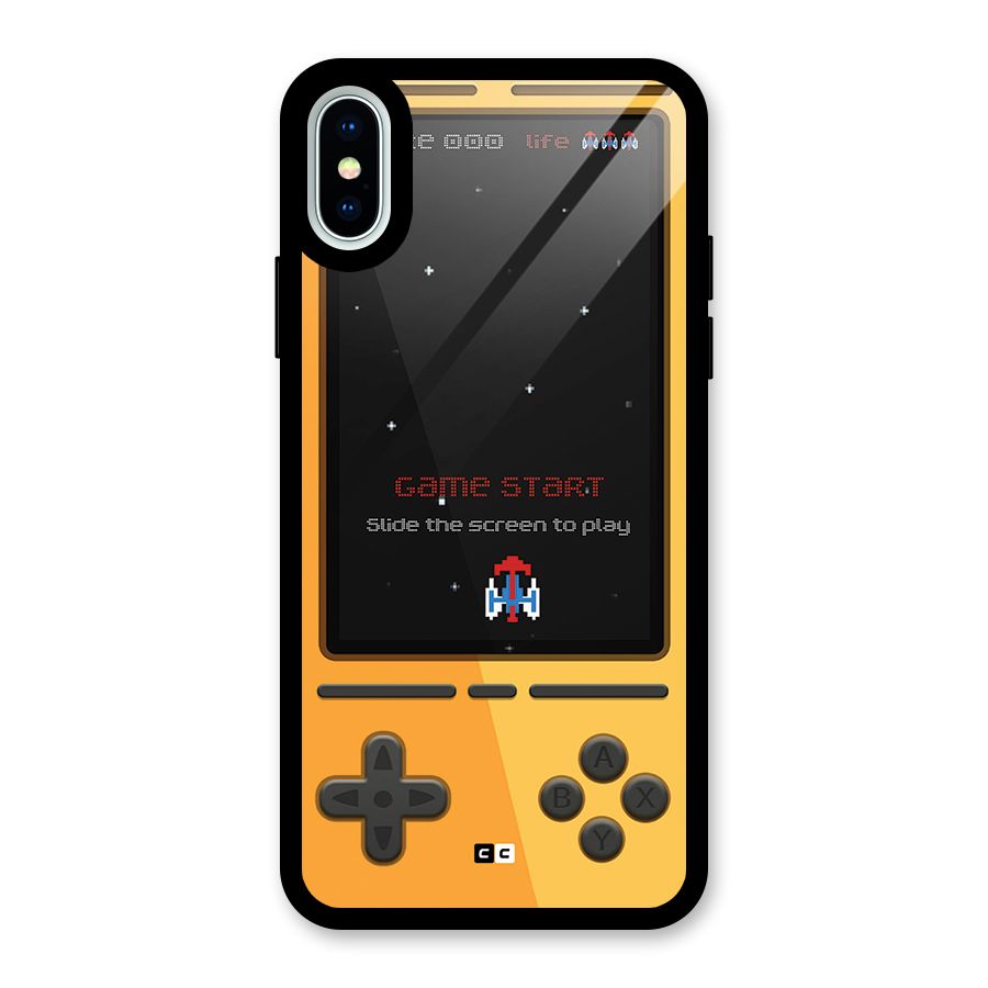 Retro Gamepad Glass Back Case for iPhone X