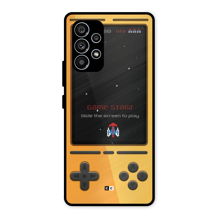 Retro Gamepad Metal Back Case for Galaxy A53 5G
